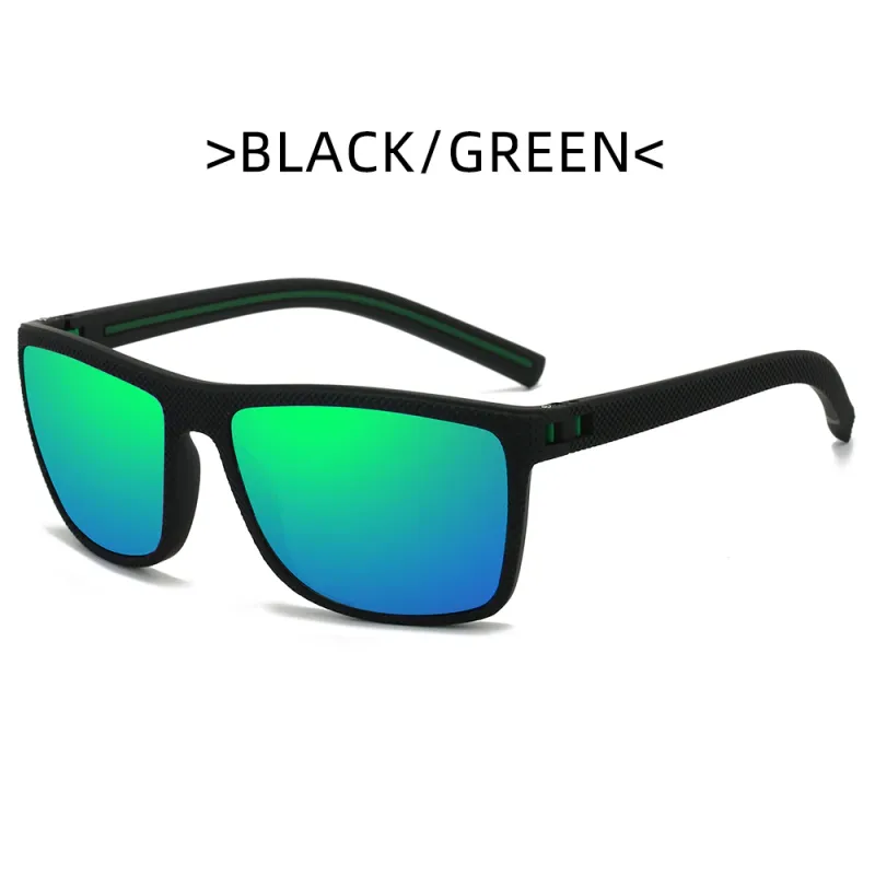 GREEN LENS AND BLACK
