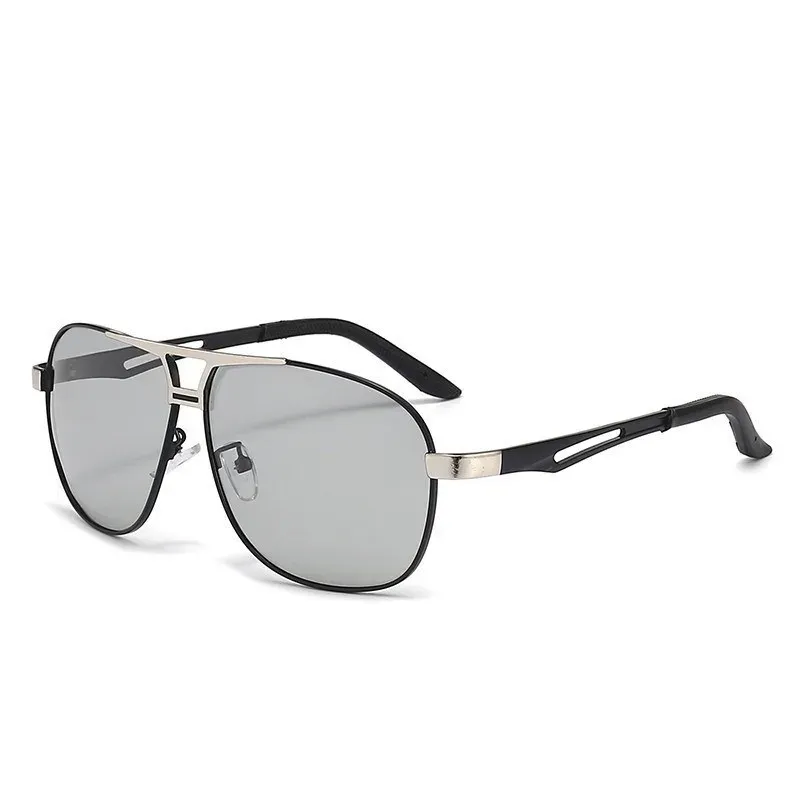 ( TRADE 06 )PHOTOCHROMIC LENS LIGHT eyewear - SUNGLASSES  w/ black &amp; silver OPTION 4