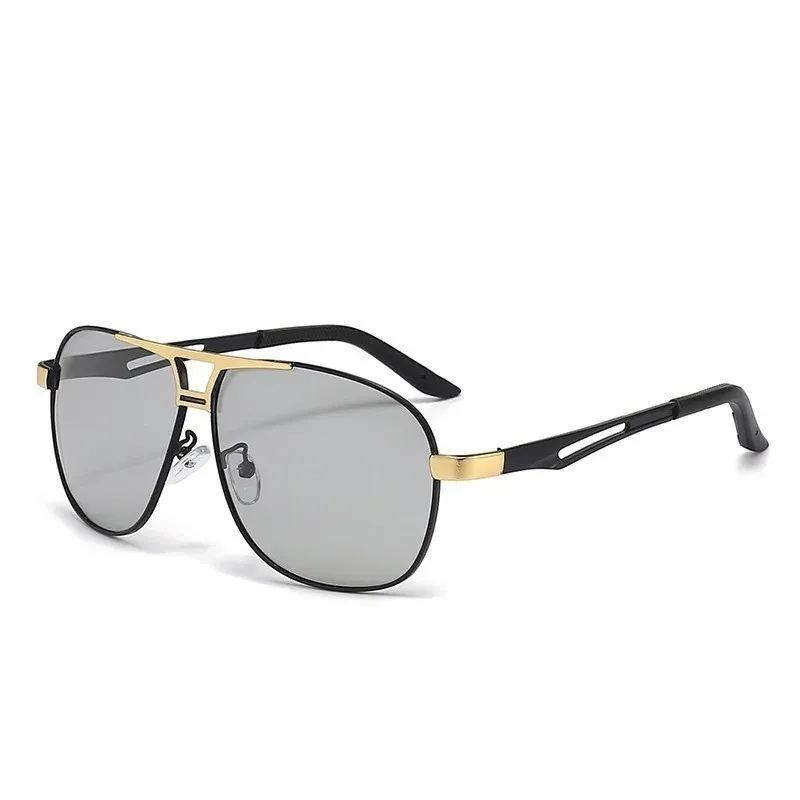 ( TRADE 06 )PHOTOCHROMIC LENS LIGHT eyewear - SUNGLASSES  w/ black &amp; gold OPTION 6