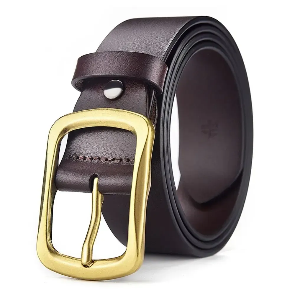 ( TRADE 5 ) PIN HOOK activewear - LEATHER BELT w/ gold &amp; coffee color OPTION 1