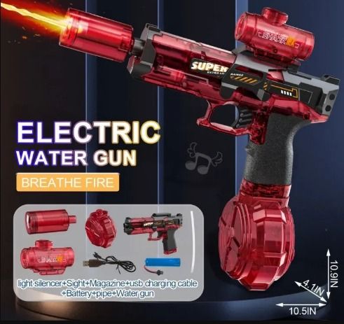 RED WATER NOZZLE 1 BATTERY