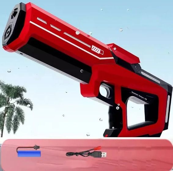 ( TRADE 6 ) AUTOMATIC HIGH FILTER squirt guns - WATER GUNS w/ RED color OPTION 2
