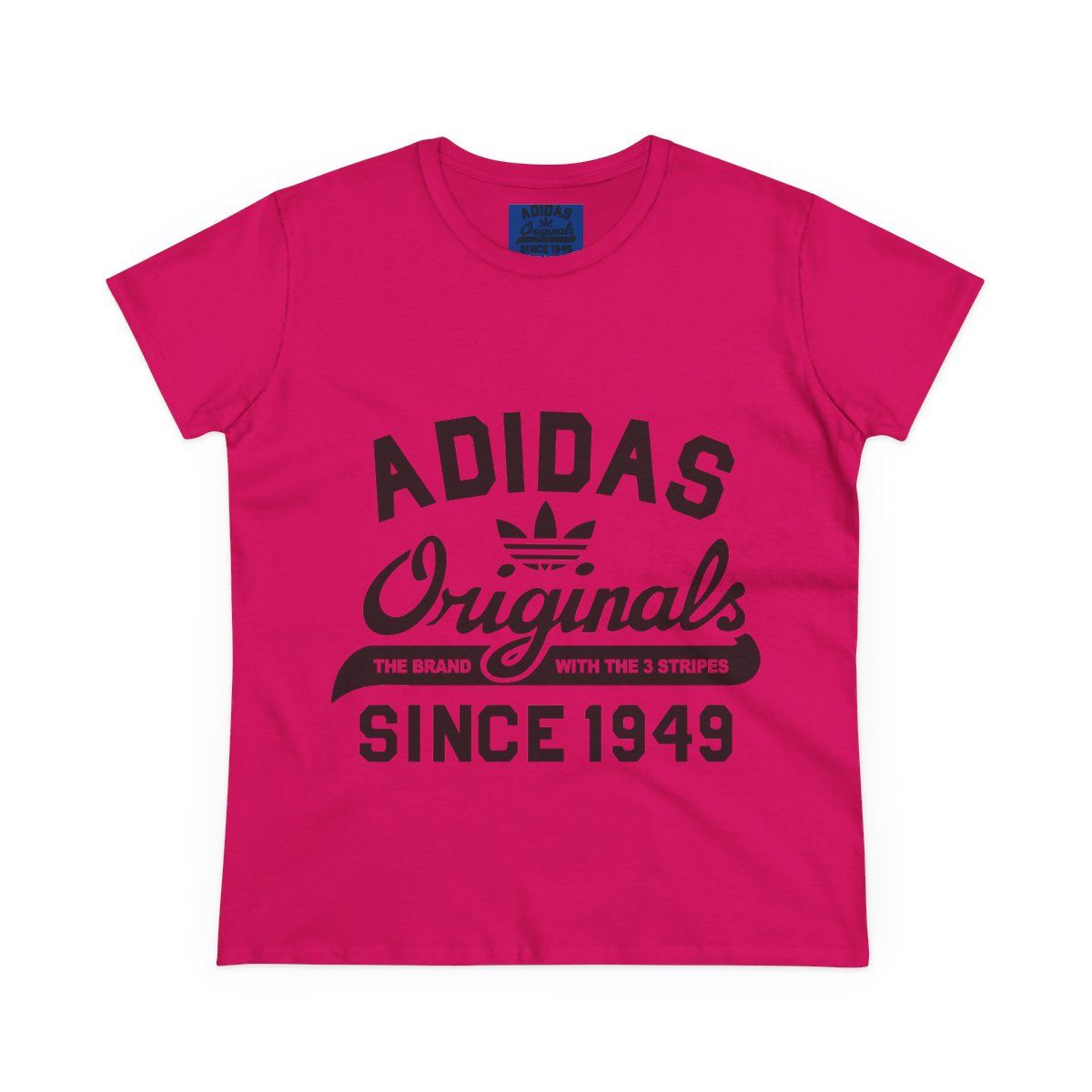 WOMEN'S ADIDAS HELICONIA TEE, Clothing sizes: S, Gildan Colors: Heliconia