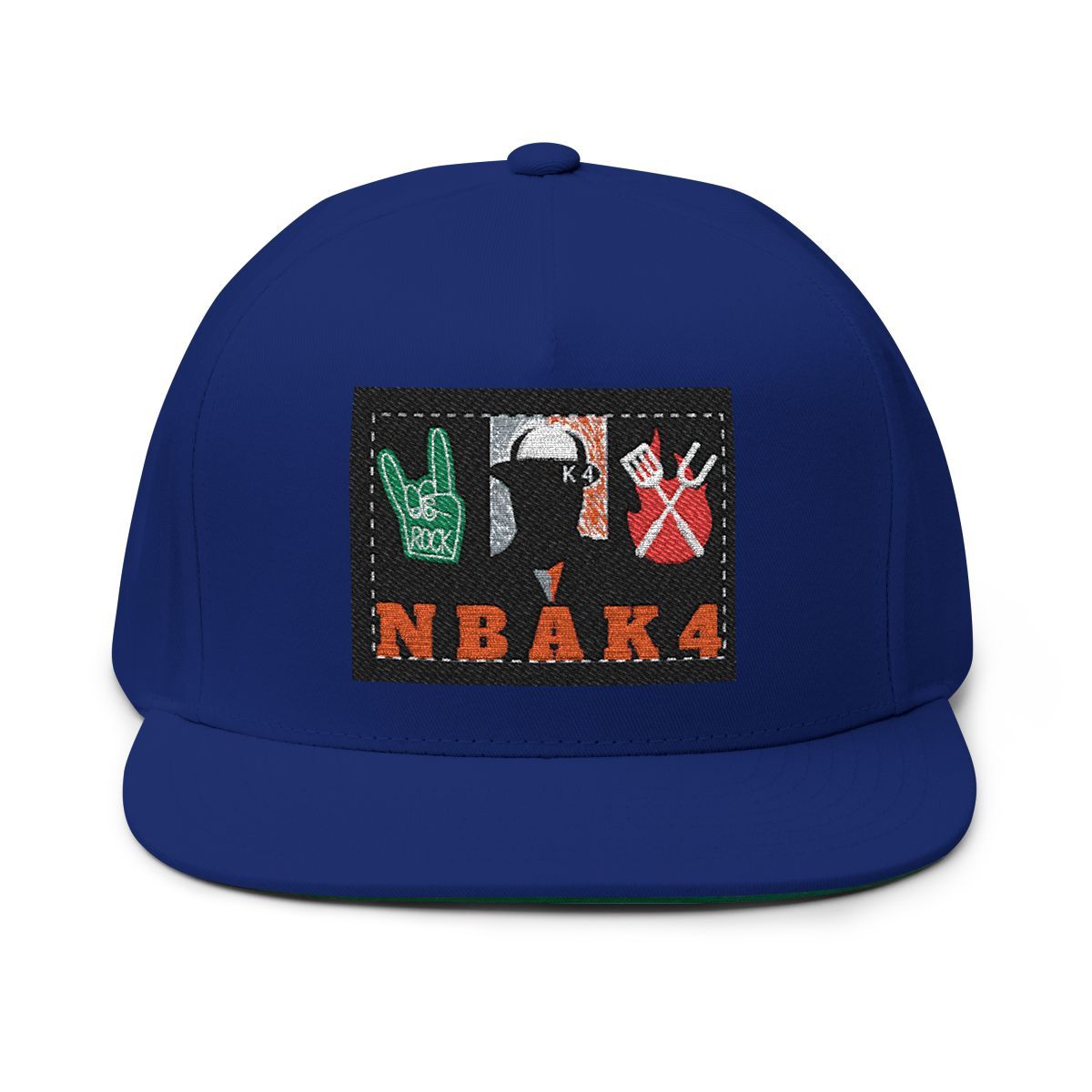 NBAK4 activewear -FLAT EMBROIDERY CAP w/ 7 different colors