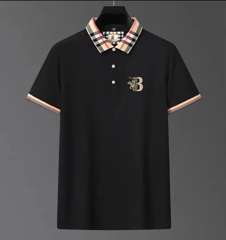 ( TRADE 1 ) PLAID COLLAR Polo Shirt w/ black colors OPTION 1