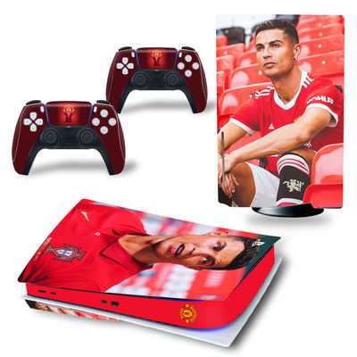 PS5 CD-ROM Version Of The Game Console Sticker Host Body Sticker Ps5 Disc Protective Sticker Handle Protective Film Football