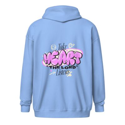 Unisex heavy blend zip hoodie