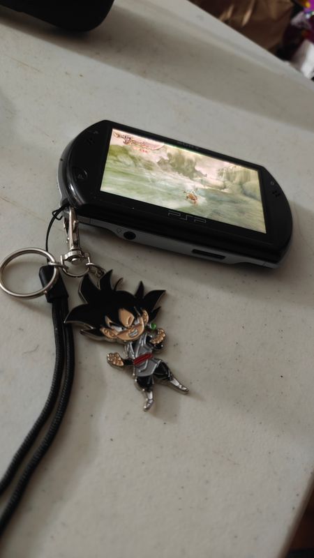 Custom Sony PSPgo Piano Black 128GB | Modded &amp; Fully Loaded Games | Goku Black Edition