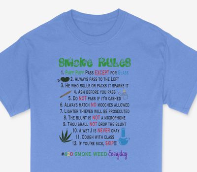 Smoke Rules Cannabis Shirt