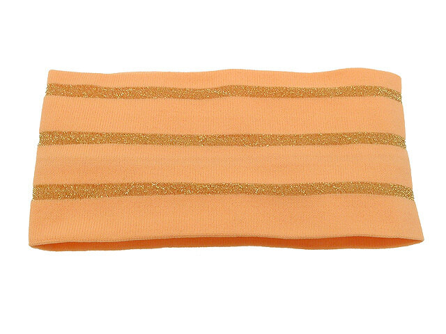 Повязка для волос оранжевая