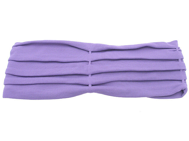 Повязка для волос фиолетовая