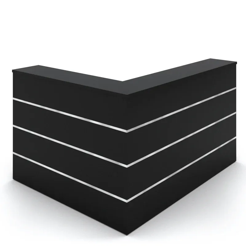 דלפק קבלה אמיתי פינתי פסי קישוט אלומיניום