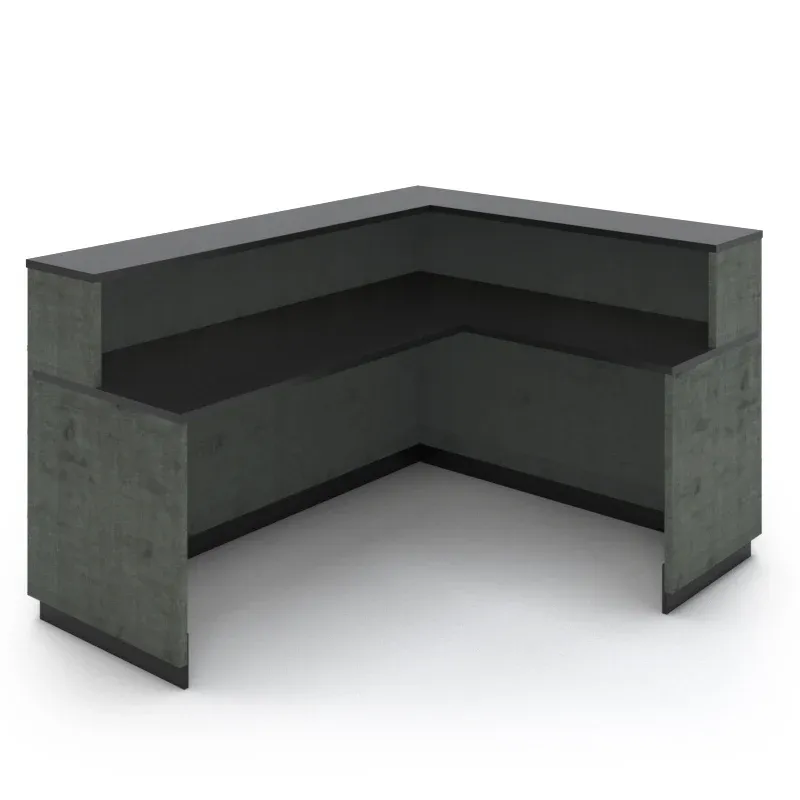 דלפק סהר פינתי פסי קישוט אלומיניום על צוקל