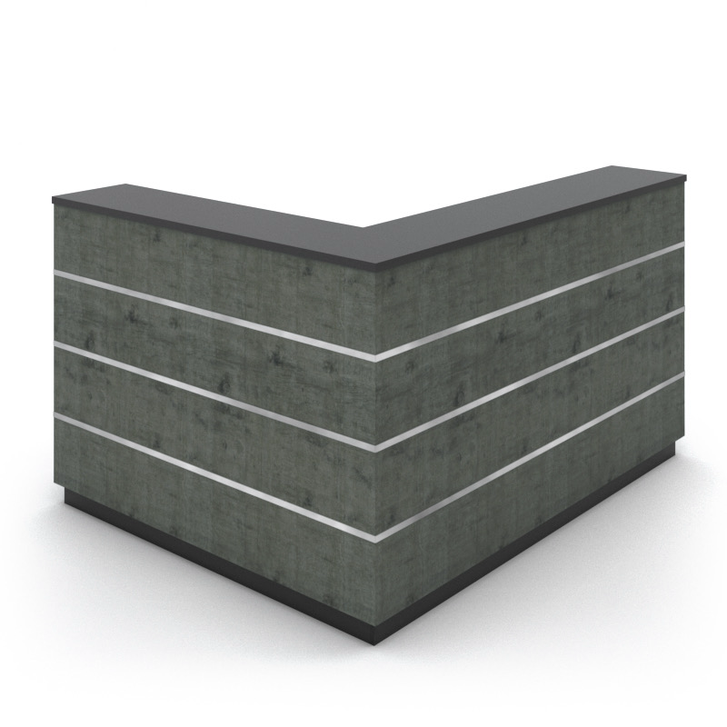 דלפק אמיתי פינתי פסי קישוט אלומיניום על צוקל