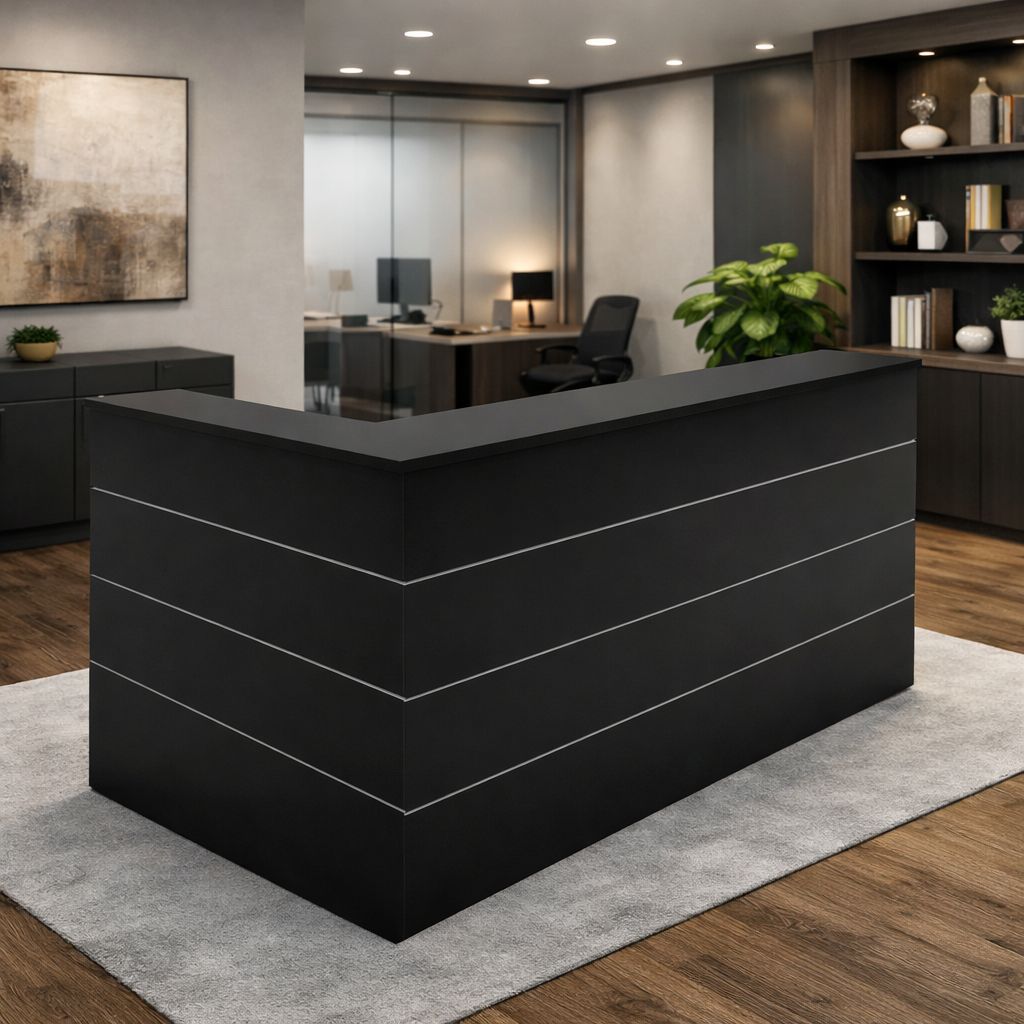 דלפק קבלה אדל פינתי פסי קישוט מעץ