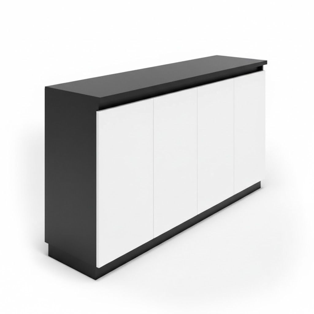 ארון ידית אינטגרלית 4 דלתות