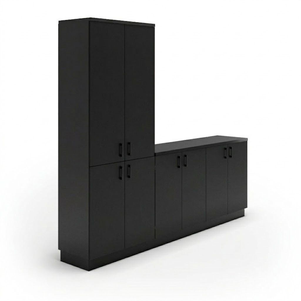 ארון אחסון משולב עם ארונית