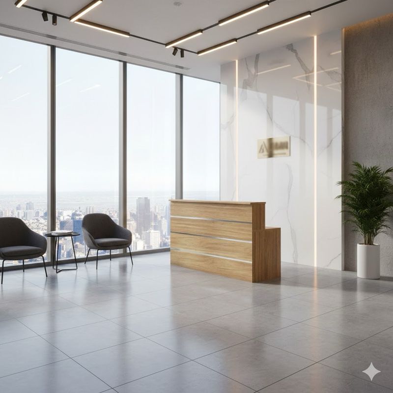 דלפק קבלה  מטריקס פסי קישוט מתכת