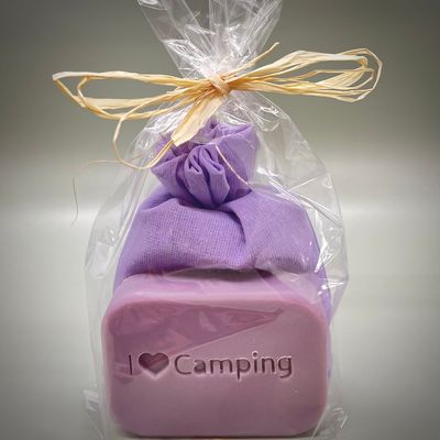 Lavendelseife nach Wahl + Lavendelsäckchen Lavendelseife nach Wahl + Lavendelsäckchen