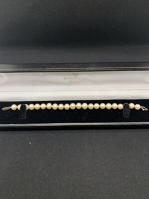 Pearl Bracelet (FRESH WATER) 7 “ Long