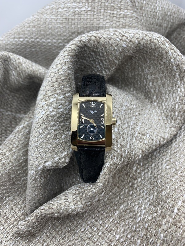Ladies Robert Cox Wrist Watch With Crocodile Band