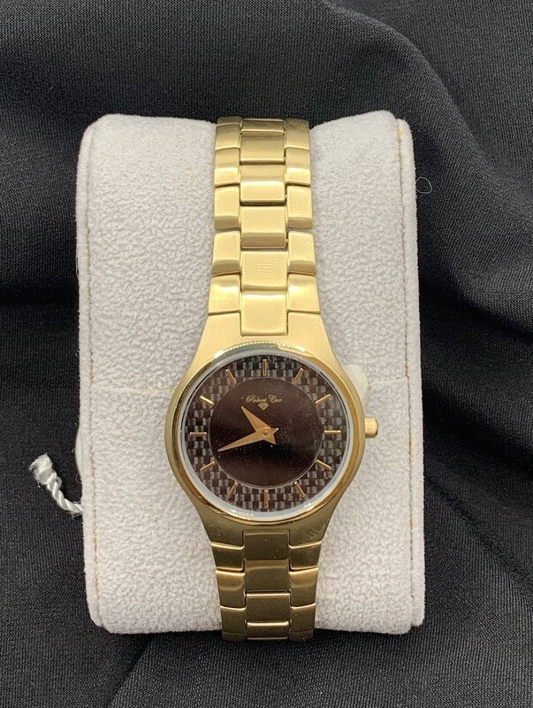 Ladies Brushed Goldtone Robert Cox Watch