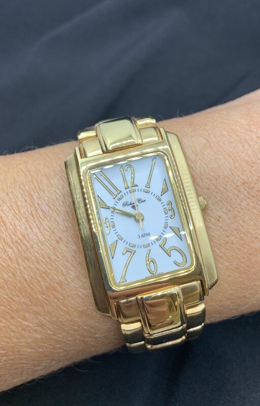Robert Cox Goldtone Stainless Watch