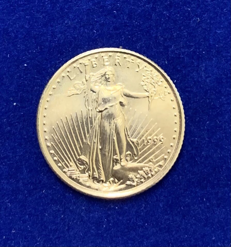 1999 $5 1/10 Oz Gold American Eagle Coin