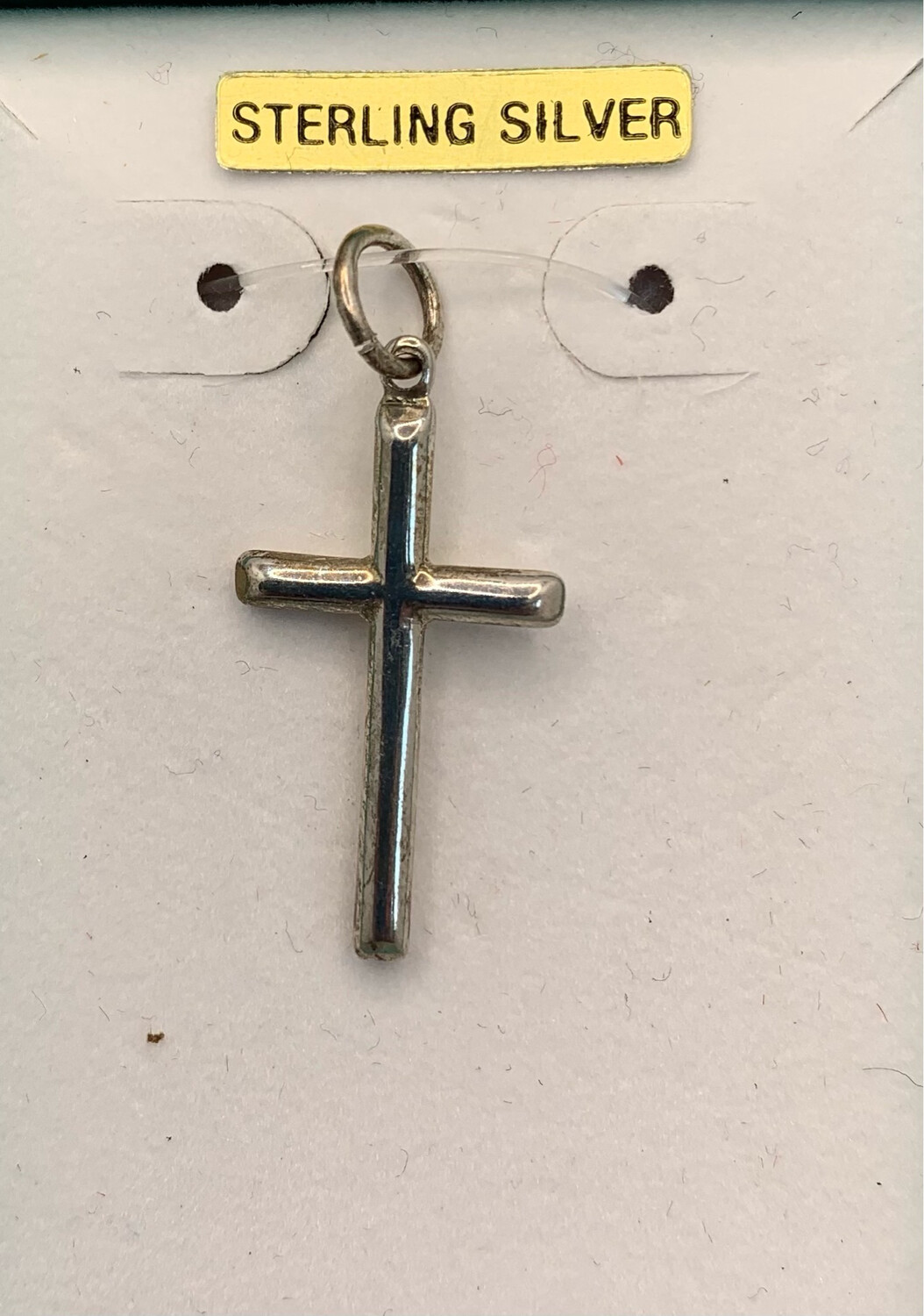Simple Sterling Silver Cross Pendant