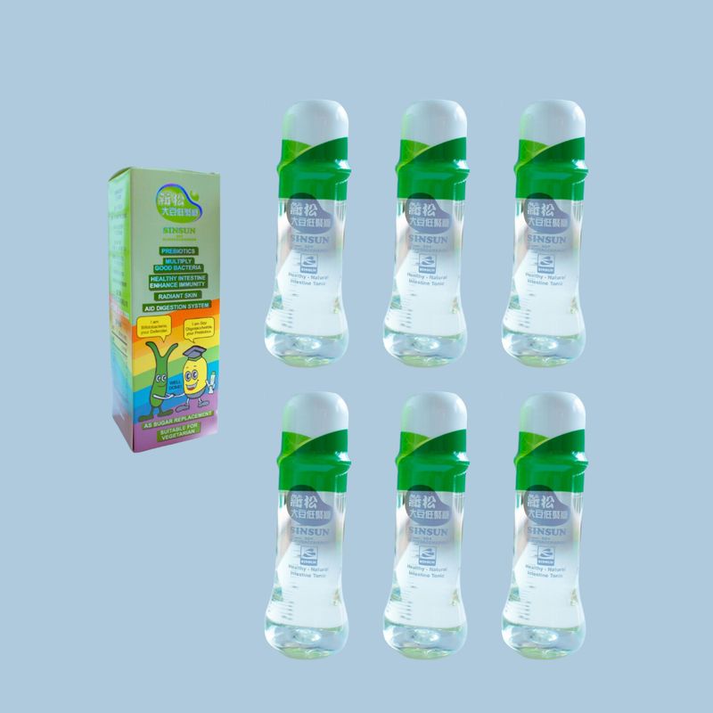SinSun Soy Oligosaccharide (6 Bottles)