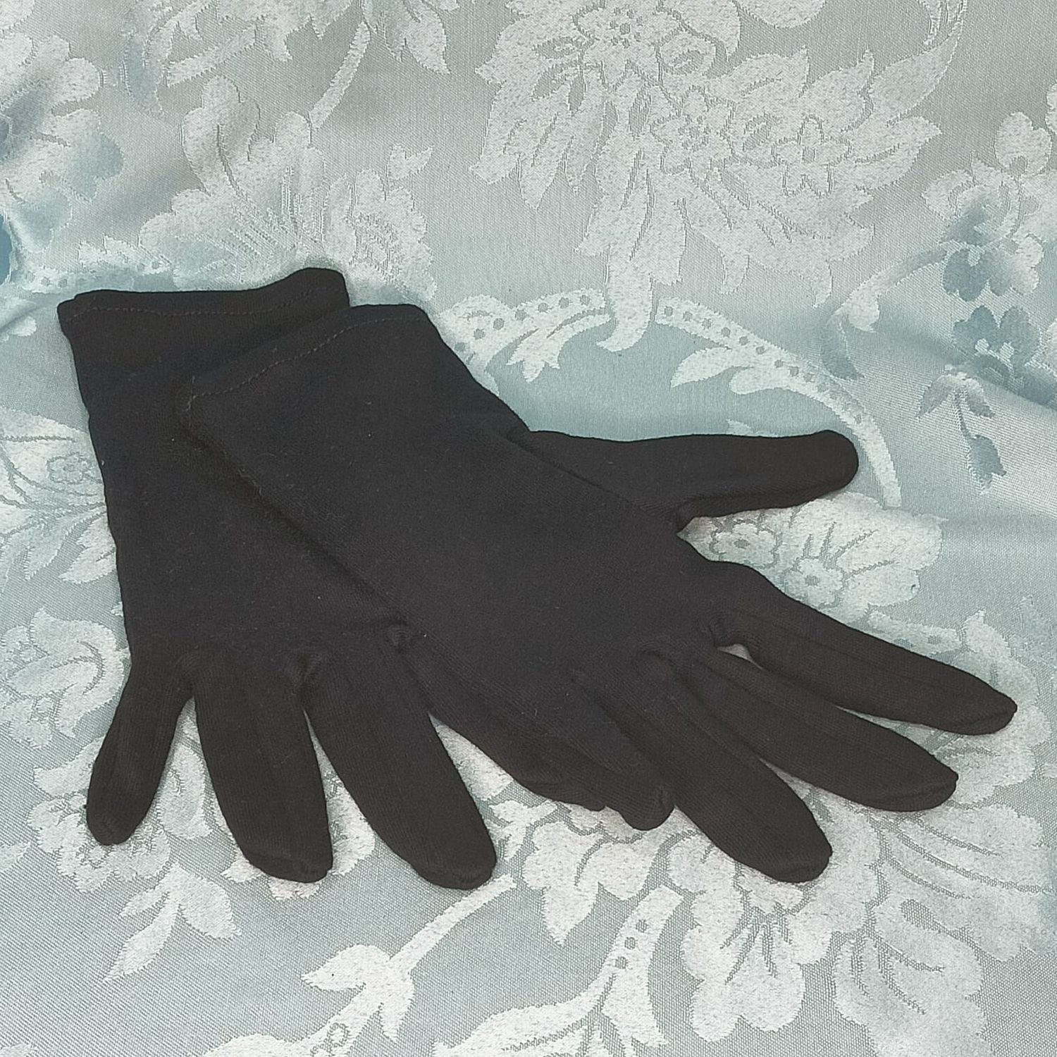 Guantes blancos/negros