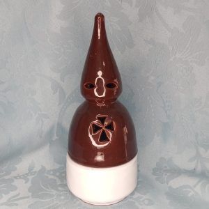 Nazareno/penitente marrón y blanco