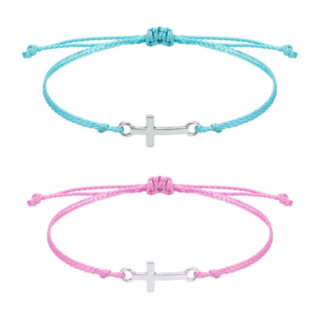 Pulsera con cruz (2 colores)