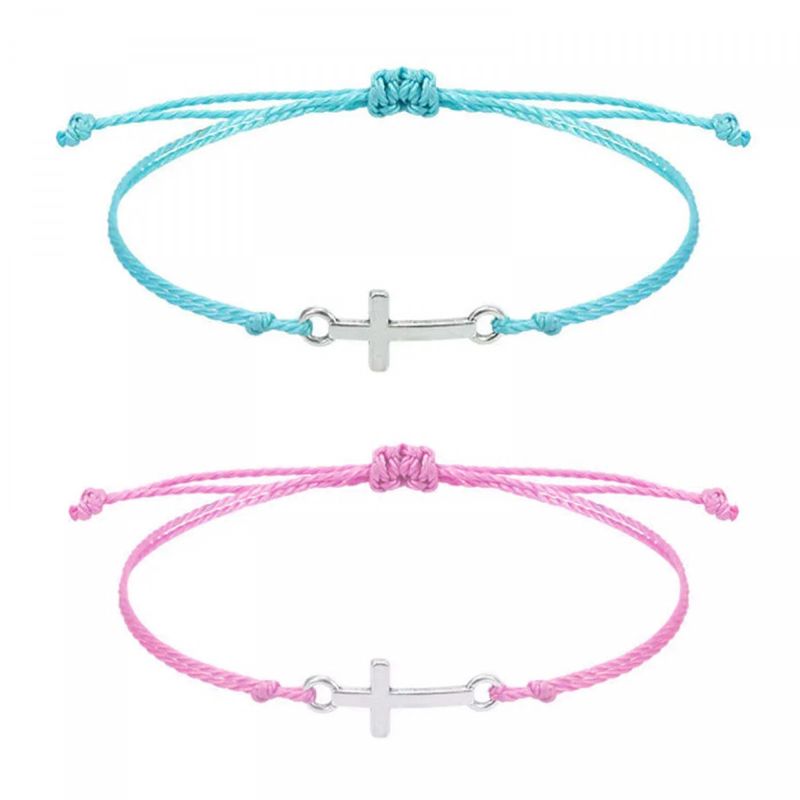 Pulsera con cruz (2 colores)