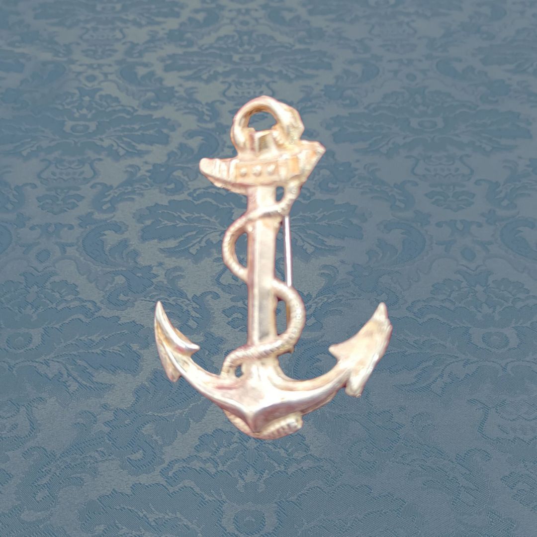 Ancla plateada 5 cm.