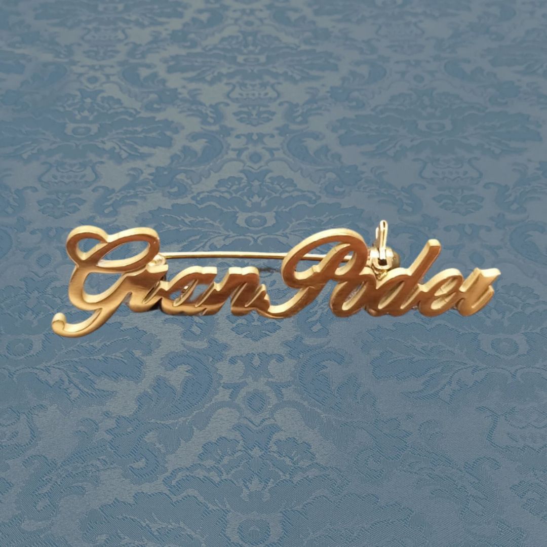Broche Gran Poder dorado