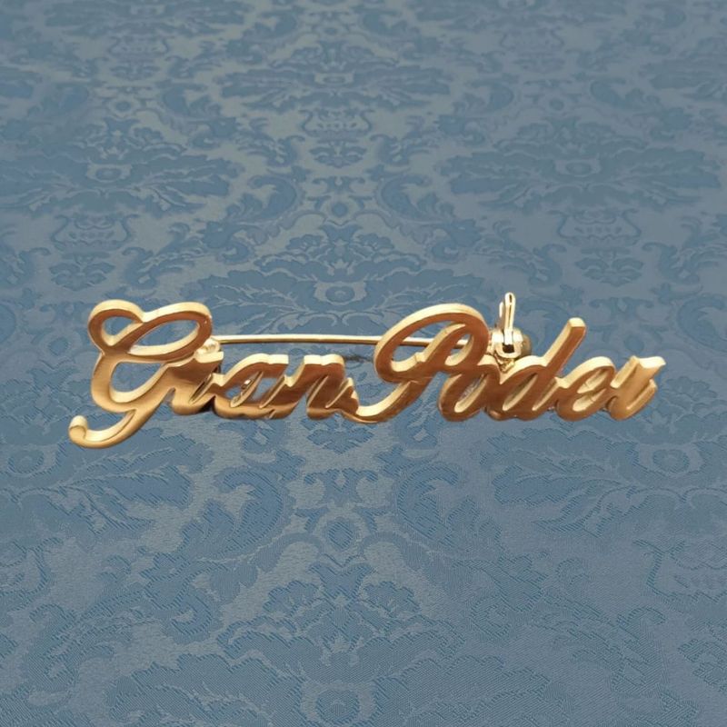 Broche Gran Poder dorado