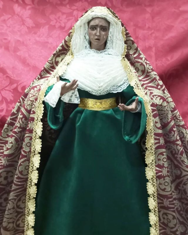 Dolorosa 55 cm. vestida (OFERTA)