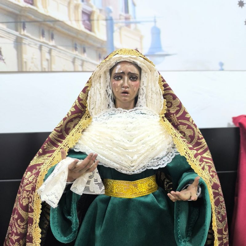 Dolorosa 55 cm. vestida (OFERTA)