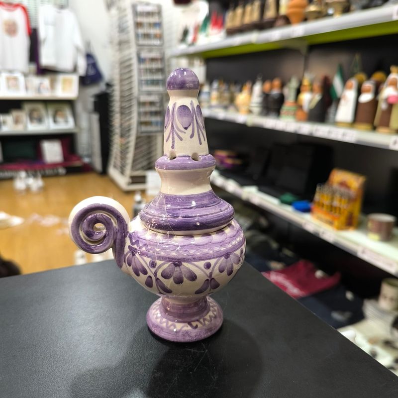 Caracol esmaltado morado