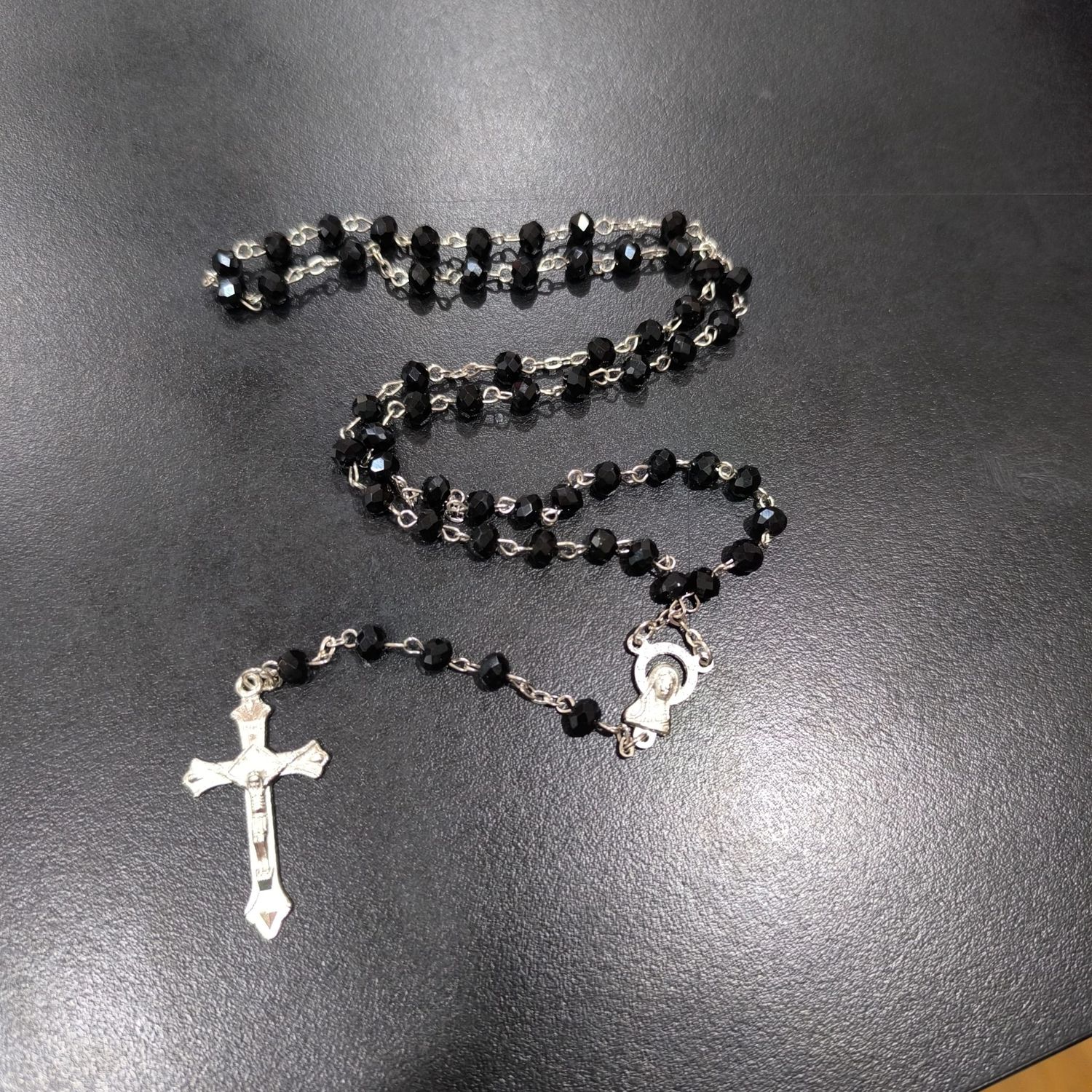 Rosario perlas negras