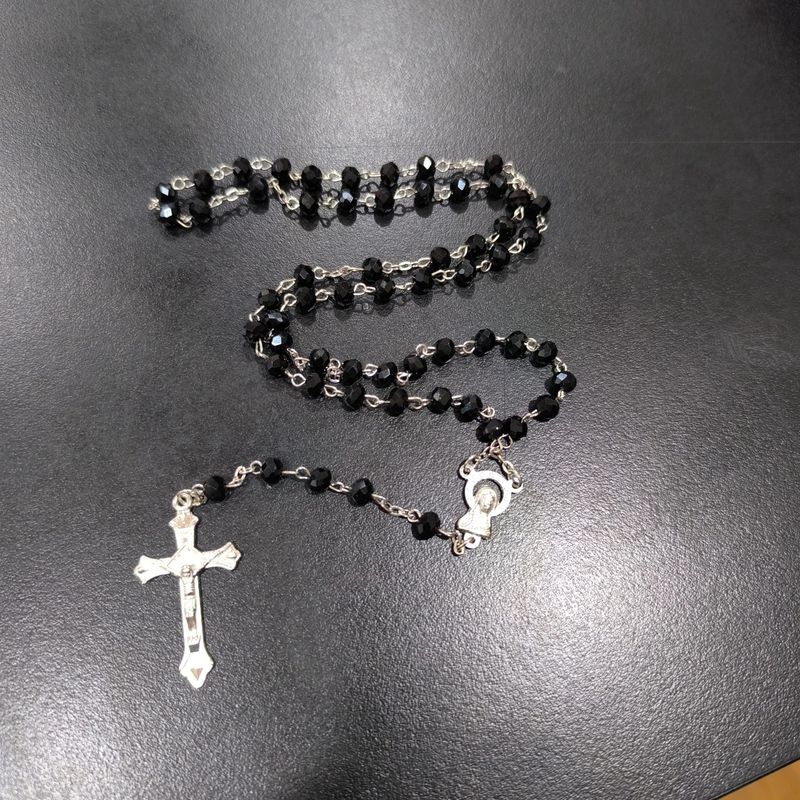 Rosario perlas negras
