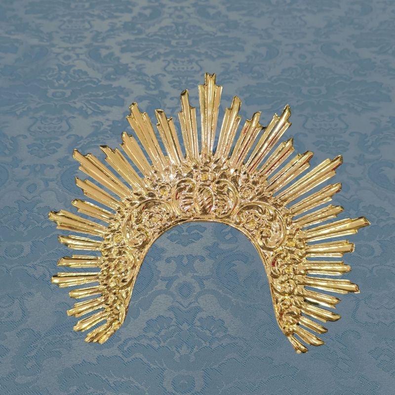 Diadema dorada 6.5x16 cm