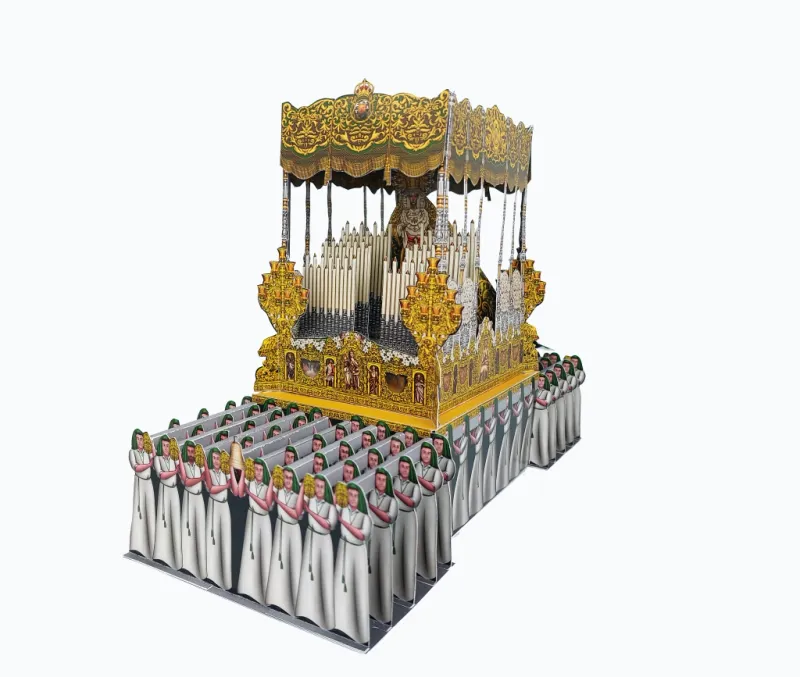 Recortable Esperanza Coronada de Málaga