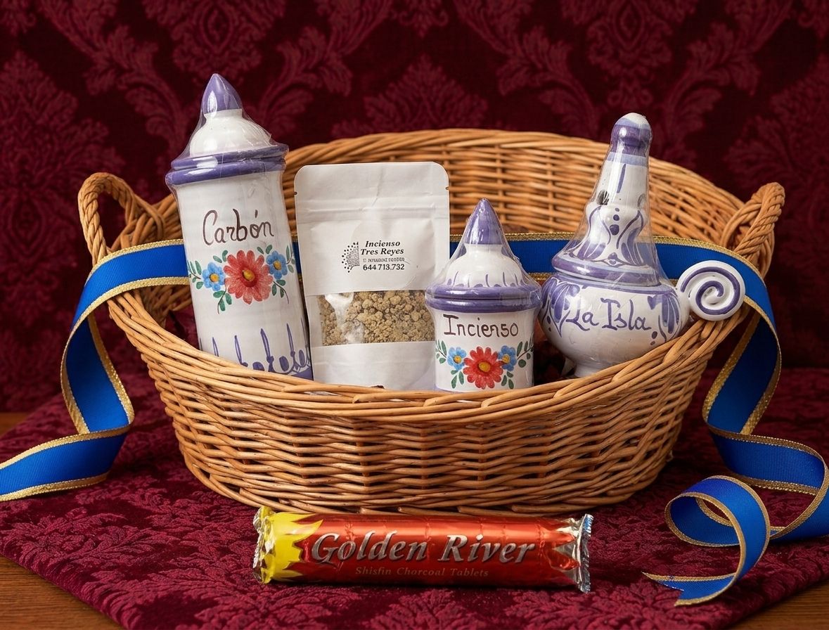 Cesta regalo Cesta regalo "Rincón cofrade La Isla" (set cerámica completo)