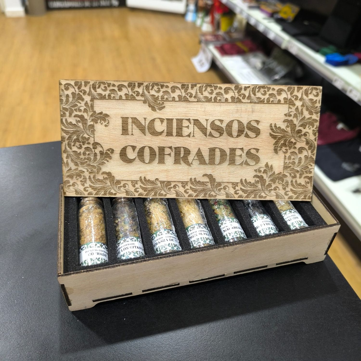 Caja de madera - Inciensos cofrades Caja de madera - Inciensos cofrades