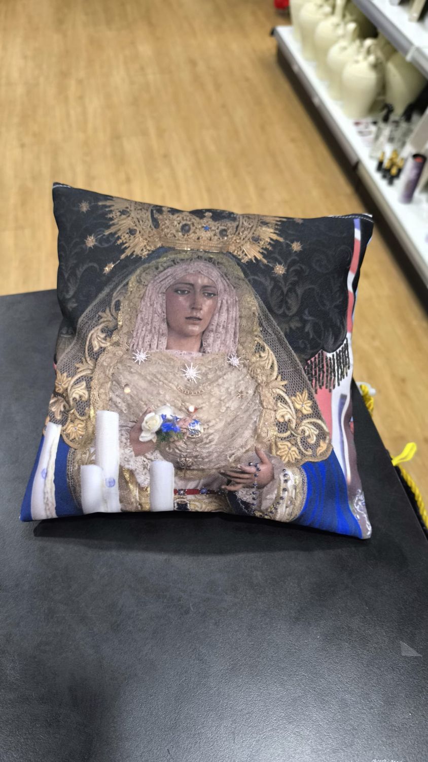 Cojín 20x20 cm. Borriquita