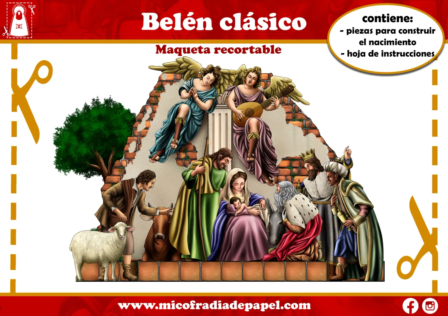 Recortable Belén Clásico
