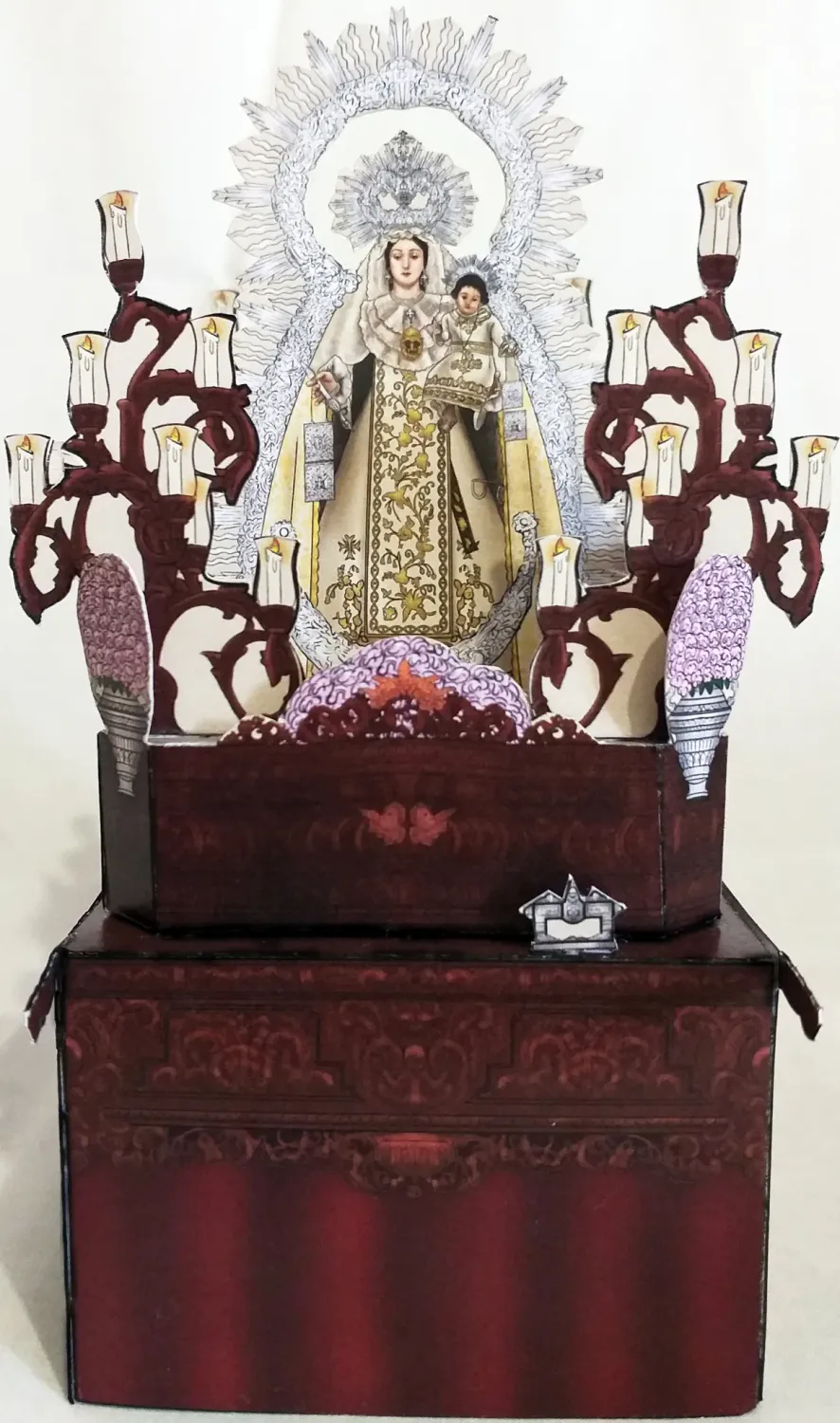Recortable Virgen de las Mercedes