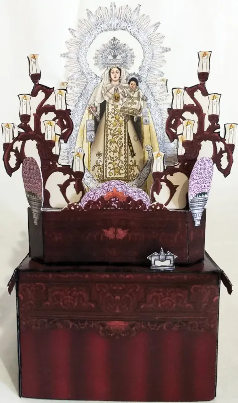 Recortable Virgen de las Mercedes